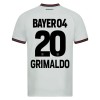 Maglia ufficiale Bayer 04 Leverkusen Alejandro Grimaldo 20 Trasferta 2023-24 per Uomo